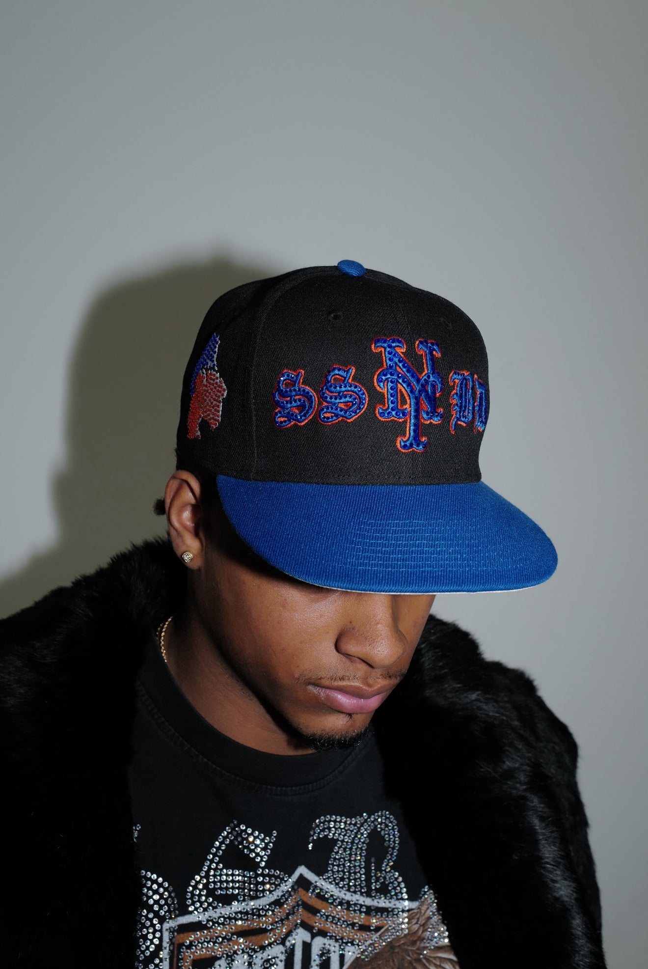 Mets Diamonds Fitted Cap