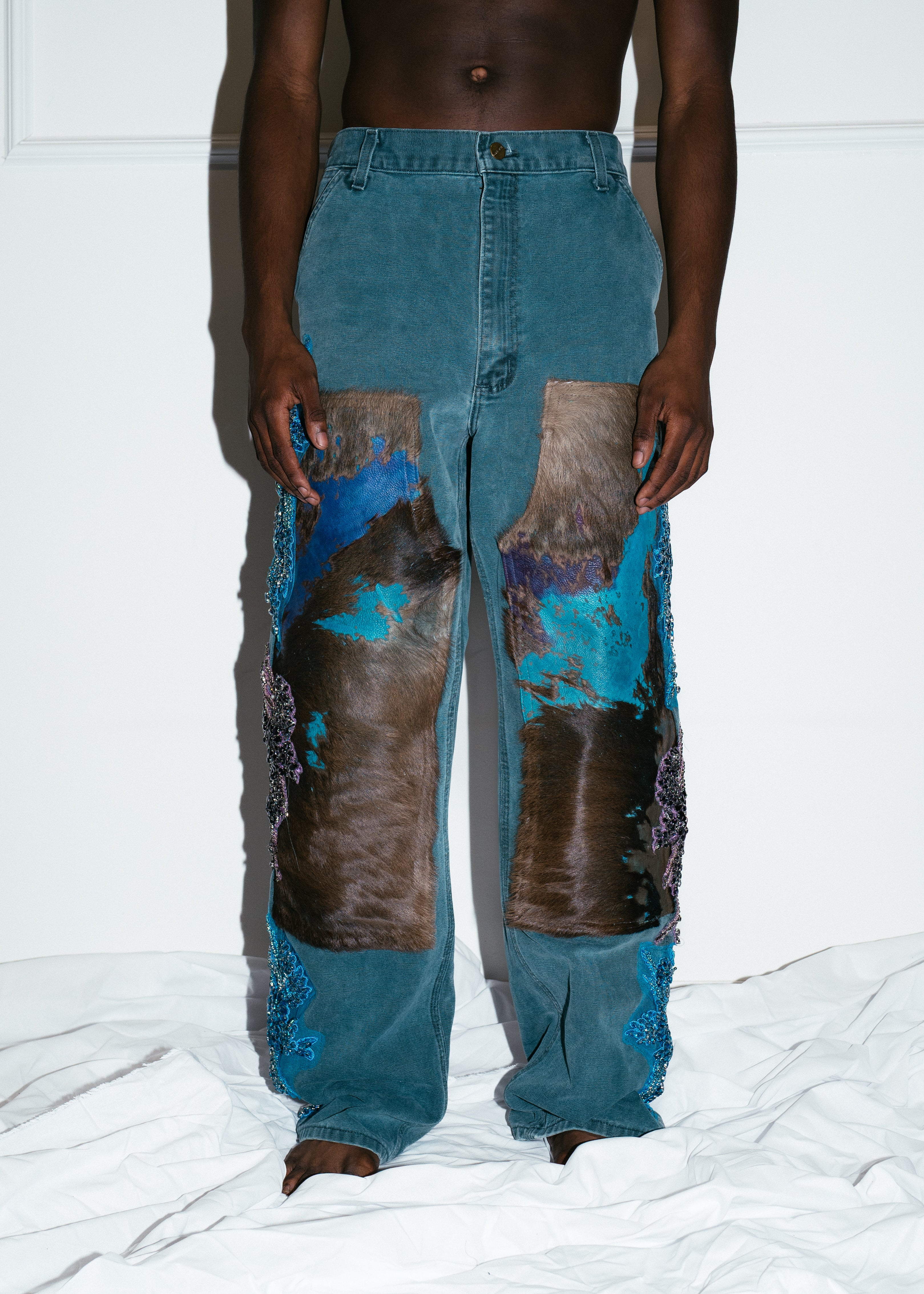 Aqua Royalty Carpenter Pants 1of1