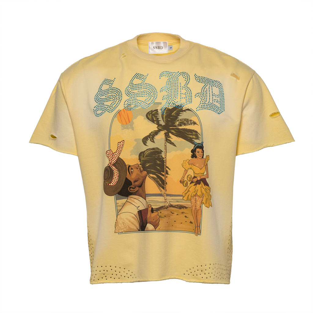 Yellow Playa Tee