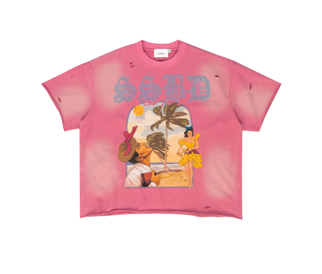 Playa Portrait Distressed
Tee