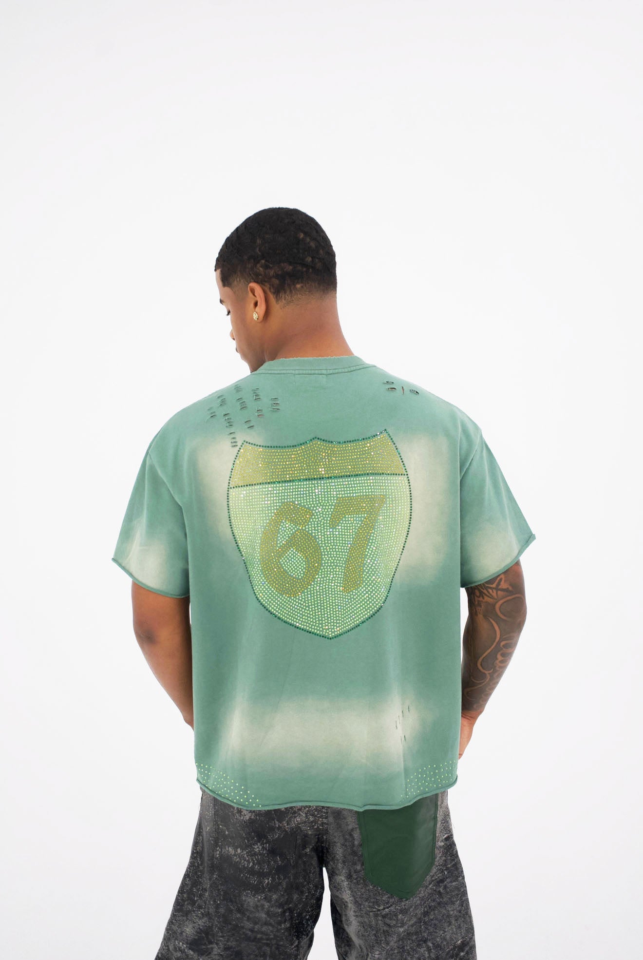 Green Christ saves Tee