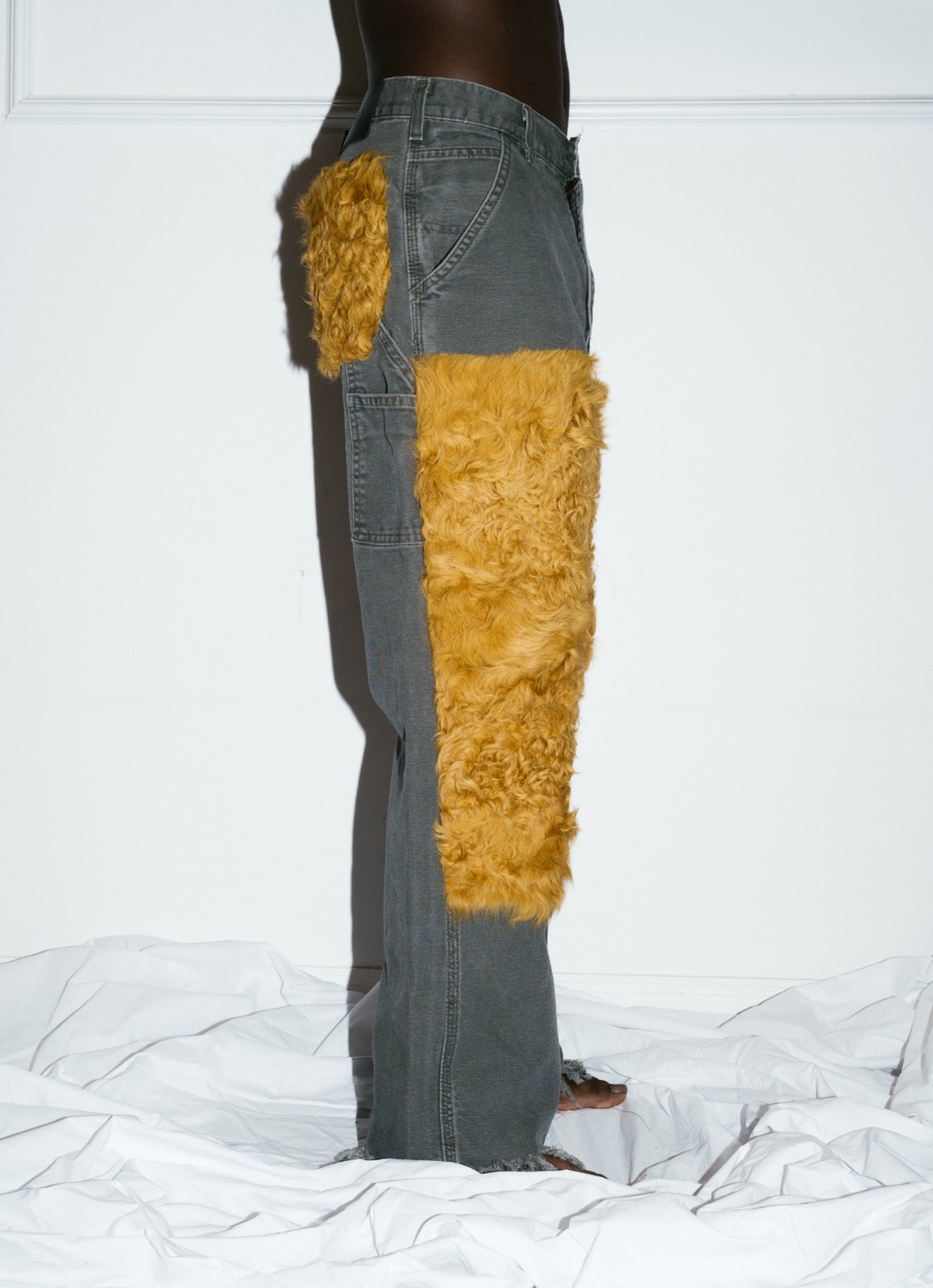 La Blondie Fur Carpenter Pants 1of1