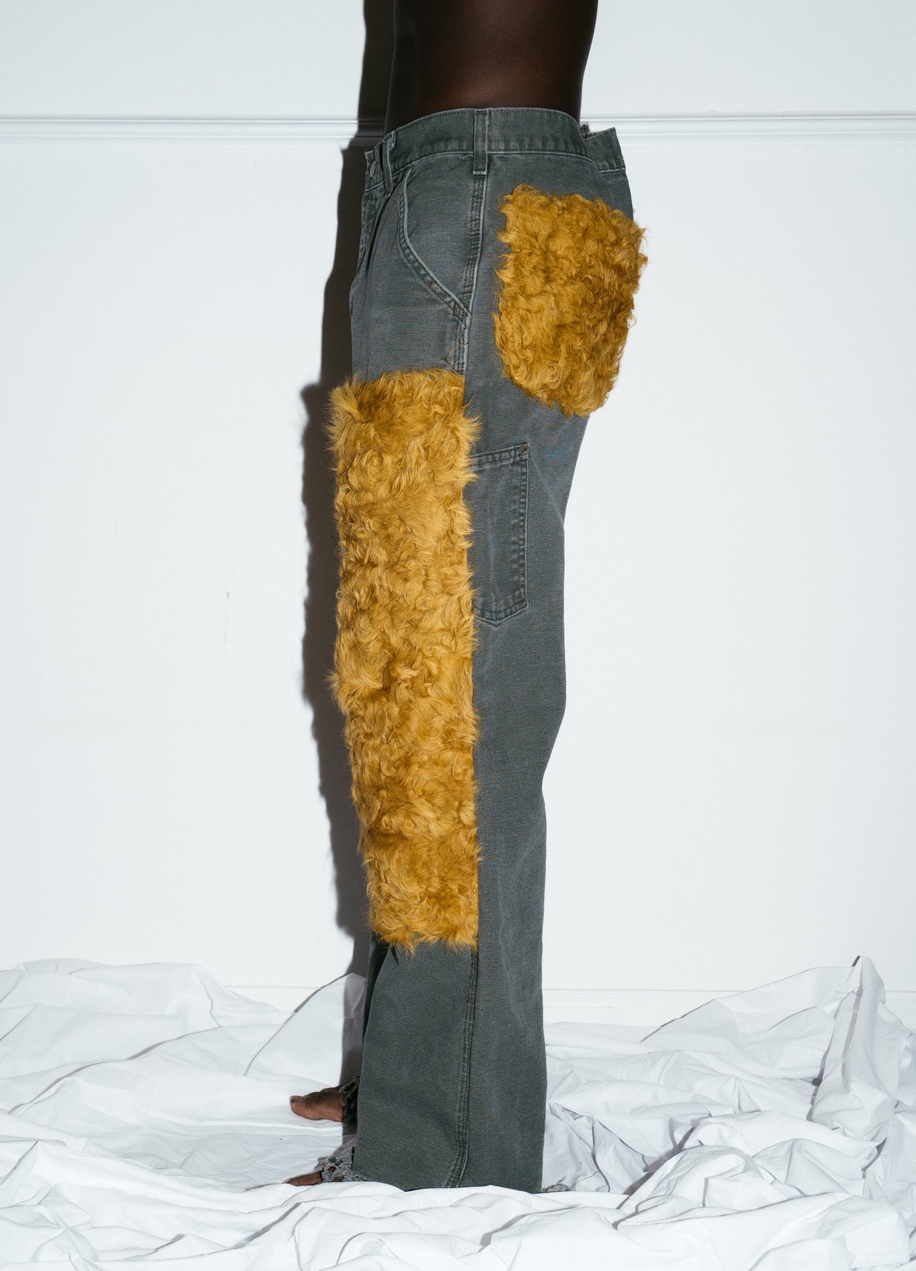 La Blondie Fur Carpenter Pants 1of1