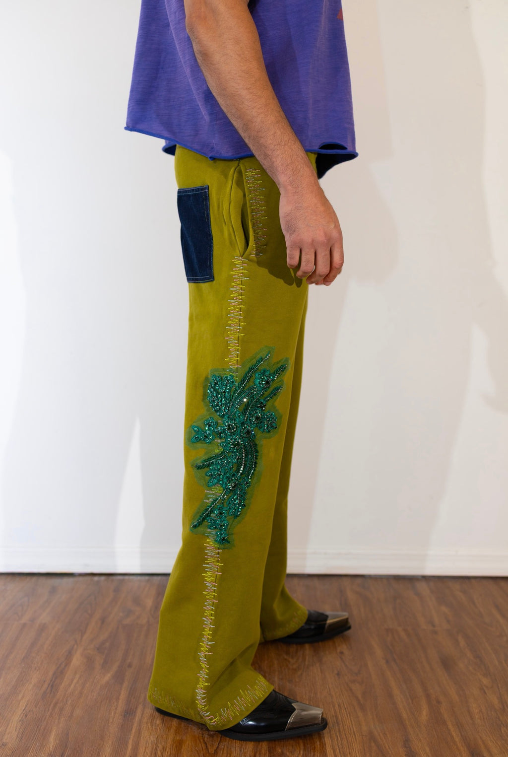 Green Royalty Lounge Trousers