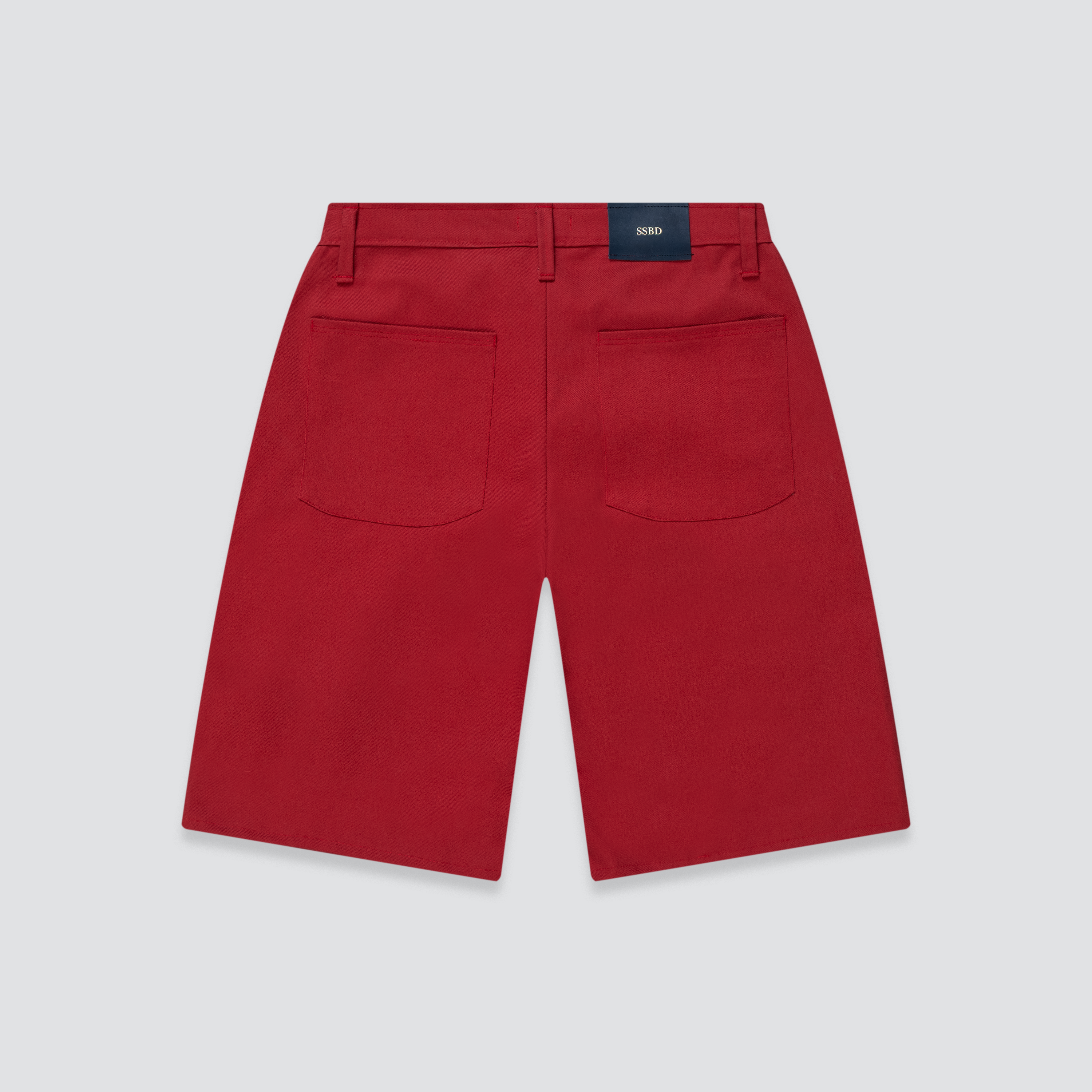 Red Botone Shorts