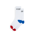 White Court Crew Socks