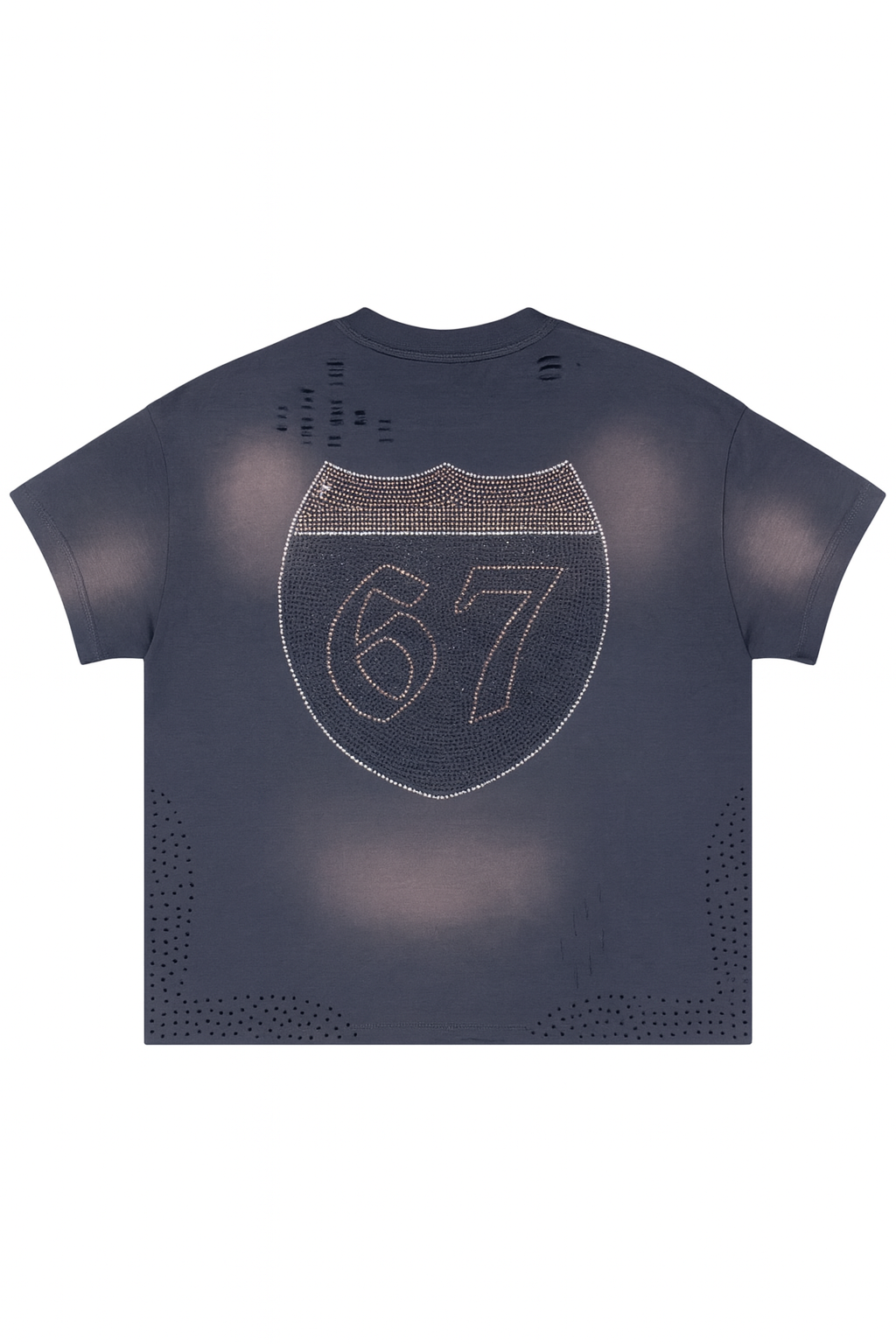 Navy Christ Saves Tee